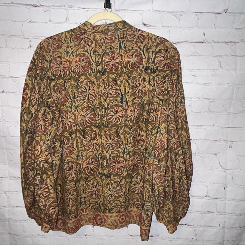 V.DE.VINSTER. Cotton Blouse‎ women’s size L - Picture 5 of 8